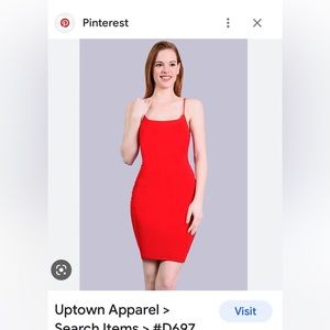 Uptown Apparel Spaghetti Strap Dress